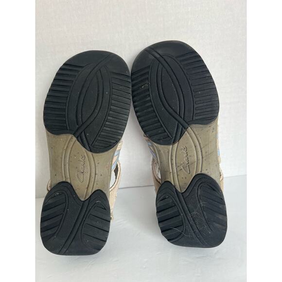 Clarks Collection Tuvia Maddee Fisherman Hiking Outdoor Sport Beige Sandals 6.5 - Picture 9 of 11